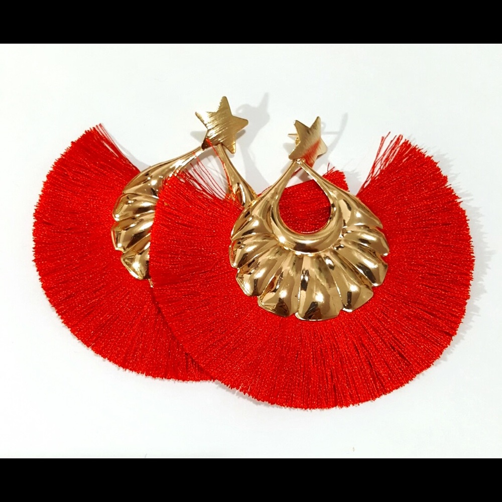 Hand Made Ref Earrings NWT